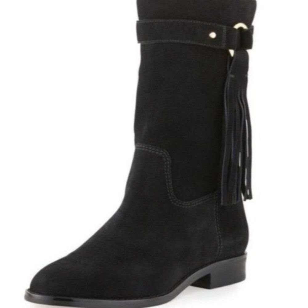 Micheal Micheal Kors Rhea Suede Fringe boots 7.5